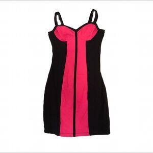 Nicki Minaj Women's Pink and Black Dress size S